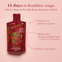 Pouring Ningxia Red into a glass