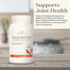 Dissolving Sulfurzyme Powder 8 oz in a glass of water