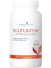 Front view of Young Living Sulfurzyme Powder 8 oz container