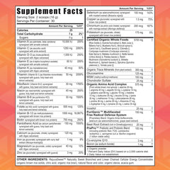 Product label highlighting Citrus Peach flavor and 8,000 ORAC