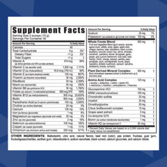 Nutrition label for Beyond Tangy Tangerine Original Formula