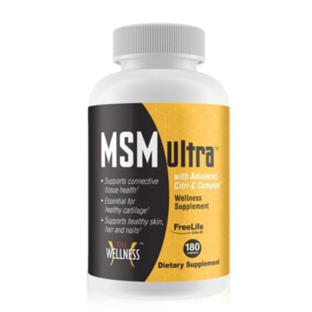 Front label of Youngevity Freelife MSM Ultra