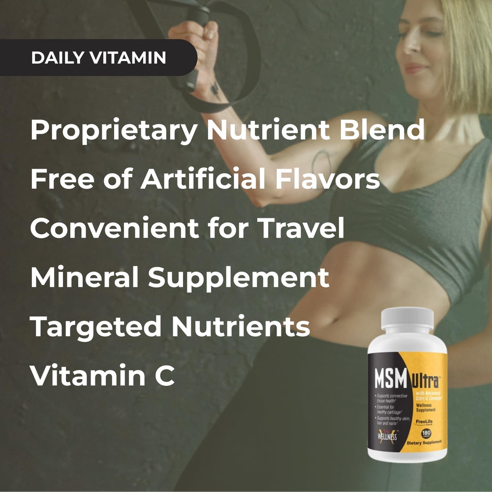 Vitamin C ingredient in MSM Ultra formula