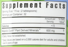 Close-up of Youngevity Plant Derived Liquid Minerals bottle 32 oz