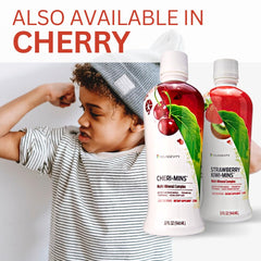 Kid-friendly taste and serving suggestion for Strawberry Kiwi-Mins