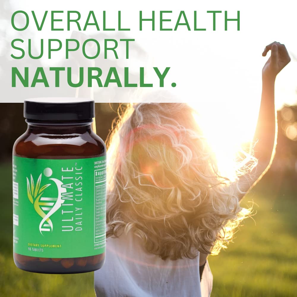 Close-up of the Youngevity Ultimate Daily Classic Tablets label