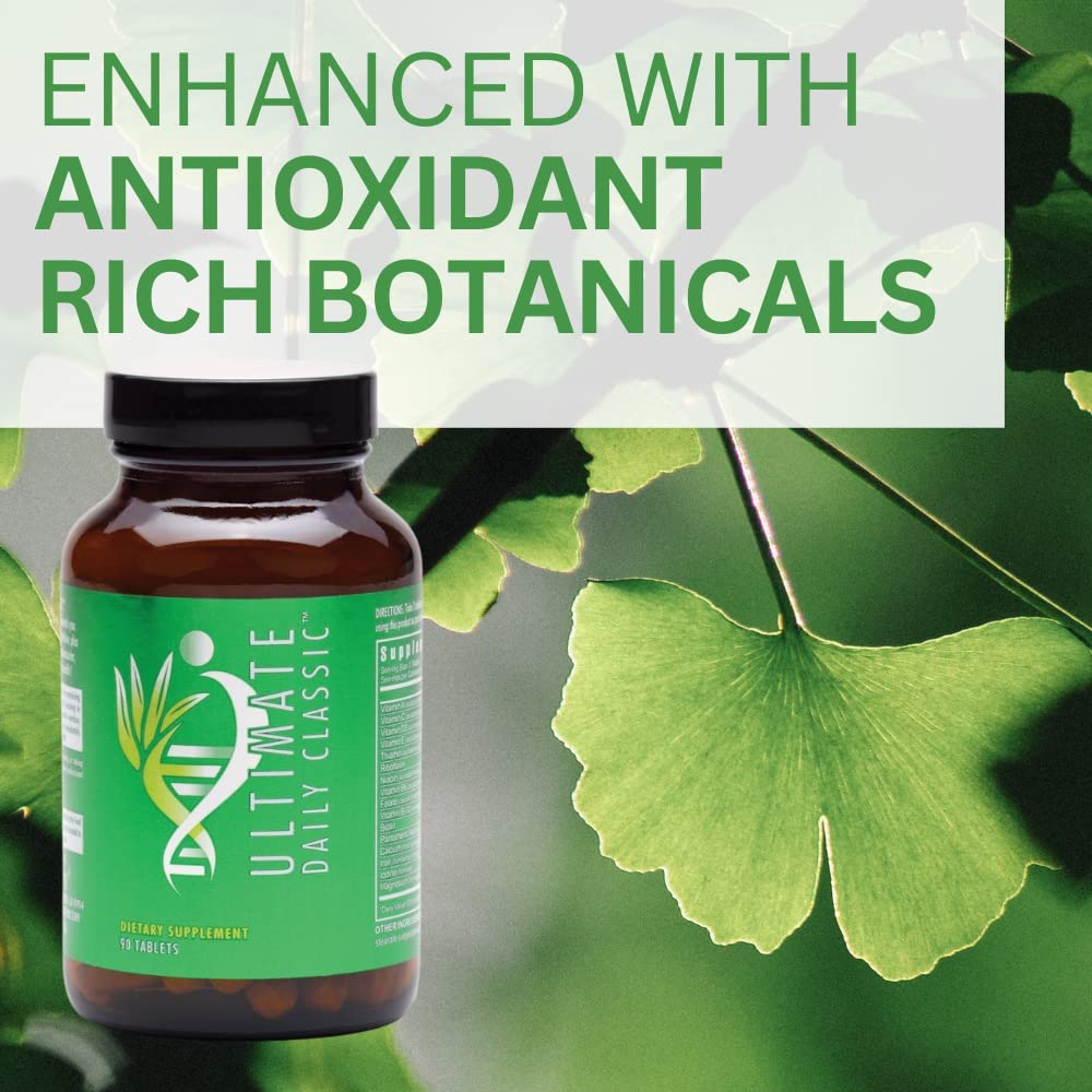 Nutrition facts for Youngevity Ultimate Daily Classic Tablets