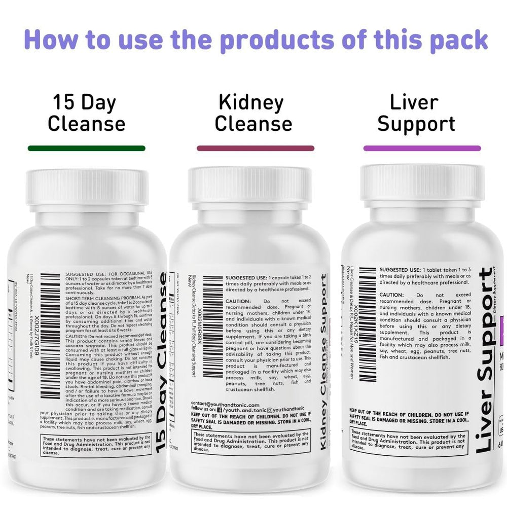 Pill-dispense shot from Youth & Tonic 3X bottle.