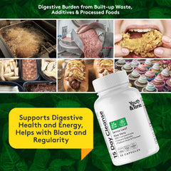 Youth & Tonic water balance away pill bottle demonstrates bloating relief potential.