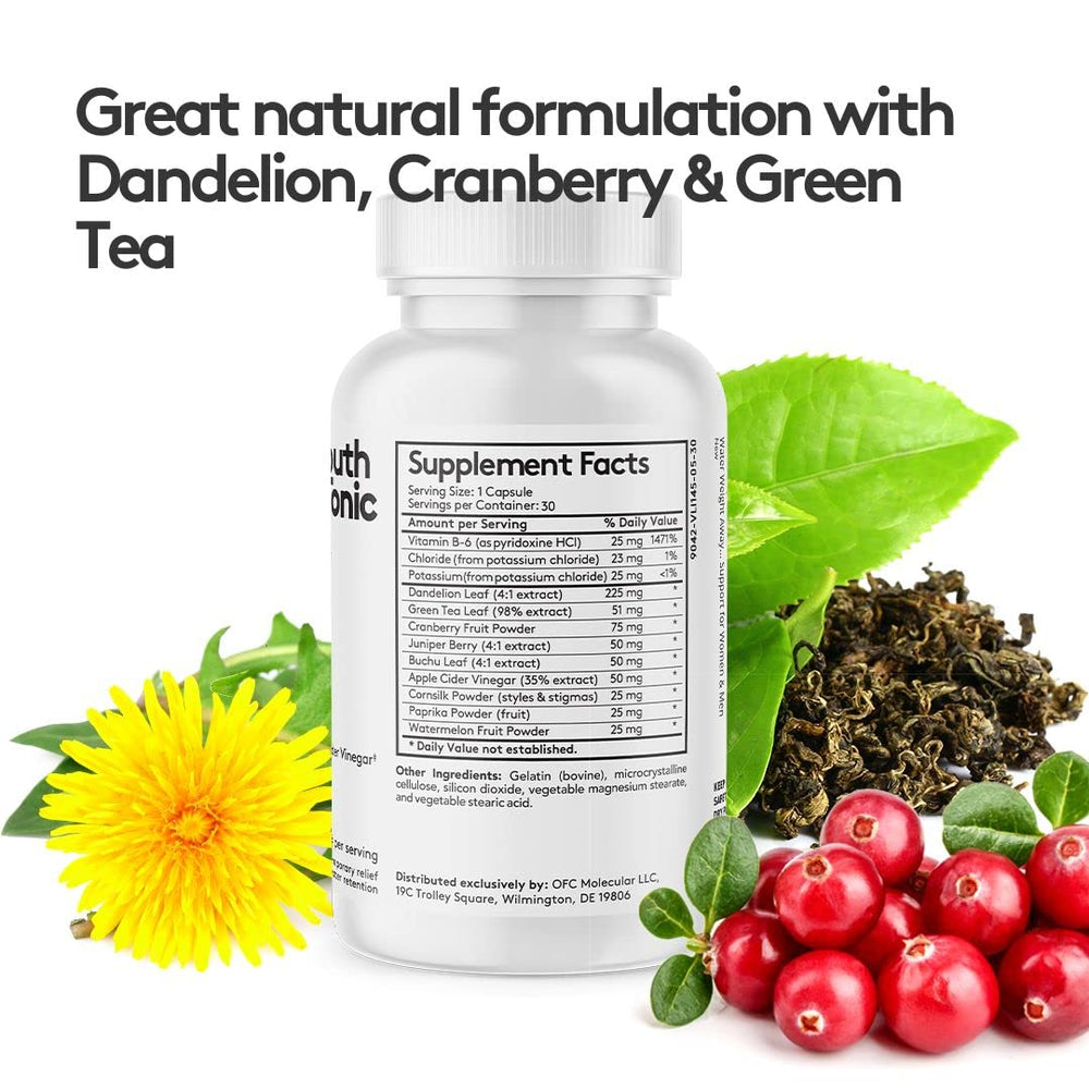 Daily use water pills for men and women