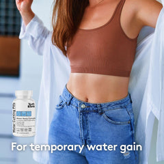 Ingredients display showing dandelion root, green tea, and cranberry extract