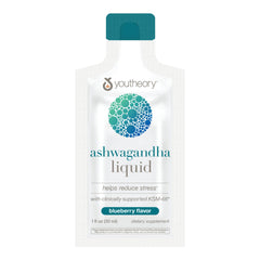 Bottle of Youtheory Ashwagandha Liquid with organic KSM-66