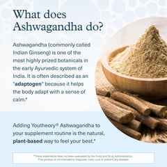 Organic ingredients visual emphasizes clean, trusted Ashwagandha supplementation.