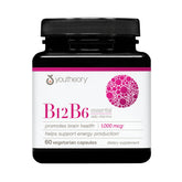 Youtheory B12B6 vegan supplement bottle packaging