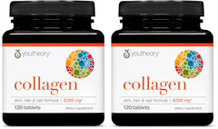 Youtheory Advanced Collagen 6000 mg with Vitamin C bottle front