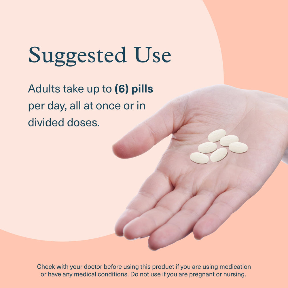 Vitamin C included for collagen formation and antioxidant support