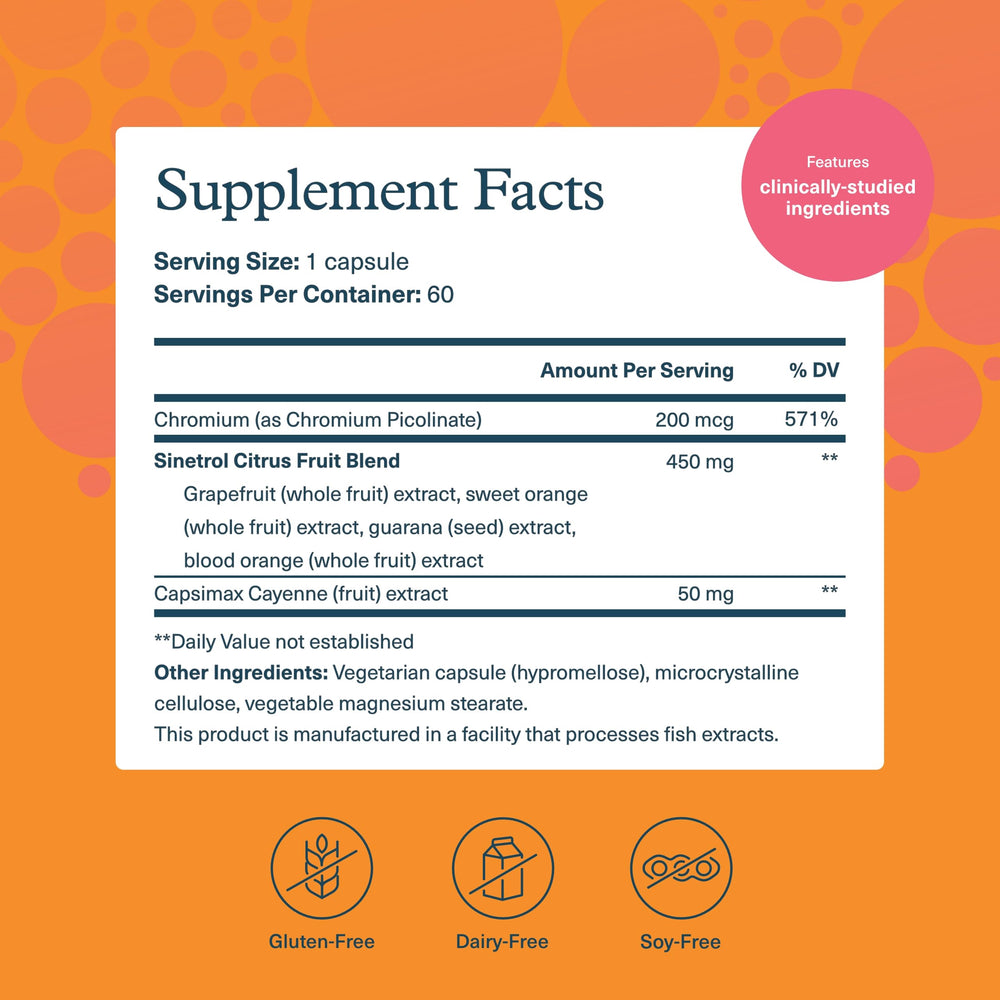Front view of Youtheory Daily Fat Burner bottle highlighting Citrus Fruit Blend
