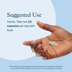 Two capsules daily serving size for Hyaluronic Plus