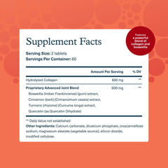 Close-up of Youtheory Joint Collagen Advanced label