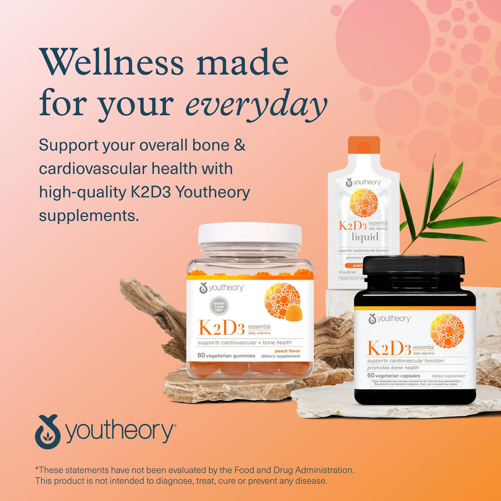 Youtheory K2D3 bottle and label