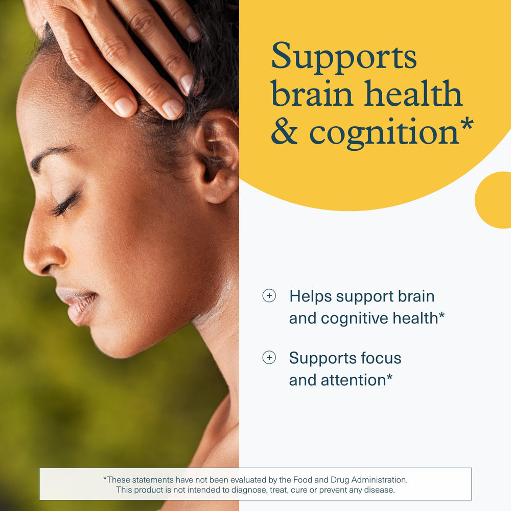 Cognizin ingredient graphic representing brain support