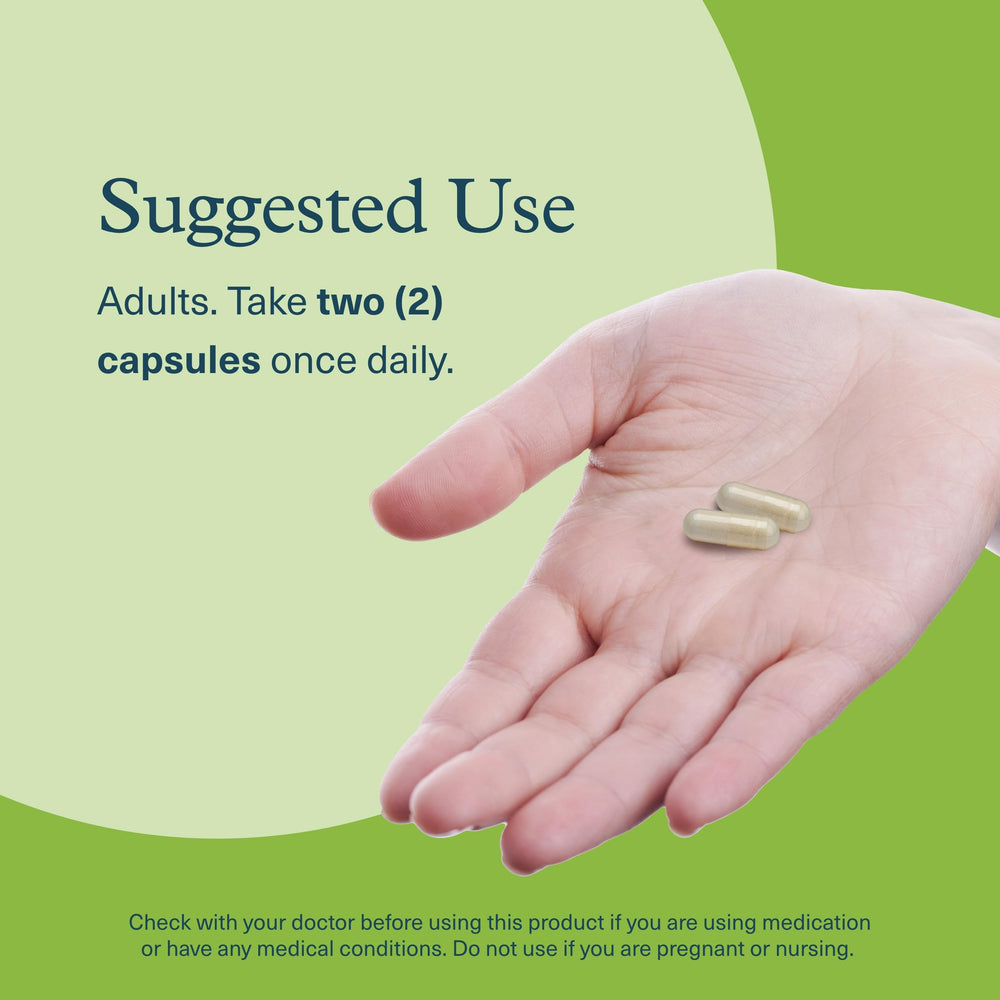 Supplement facts panel for Youtheory Mushroom Immune Complex