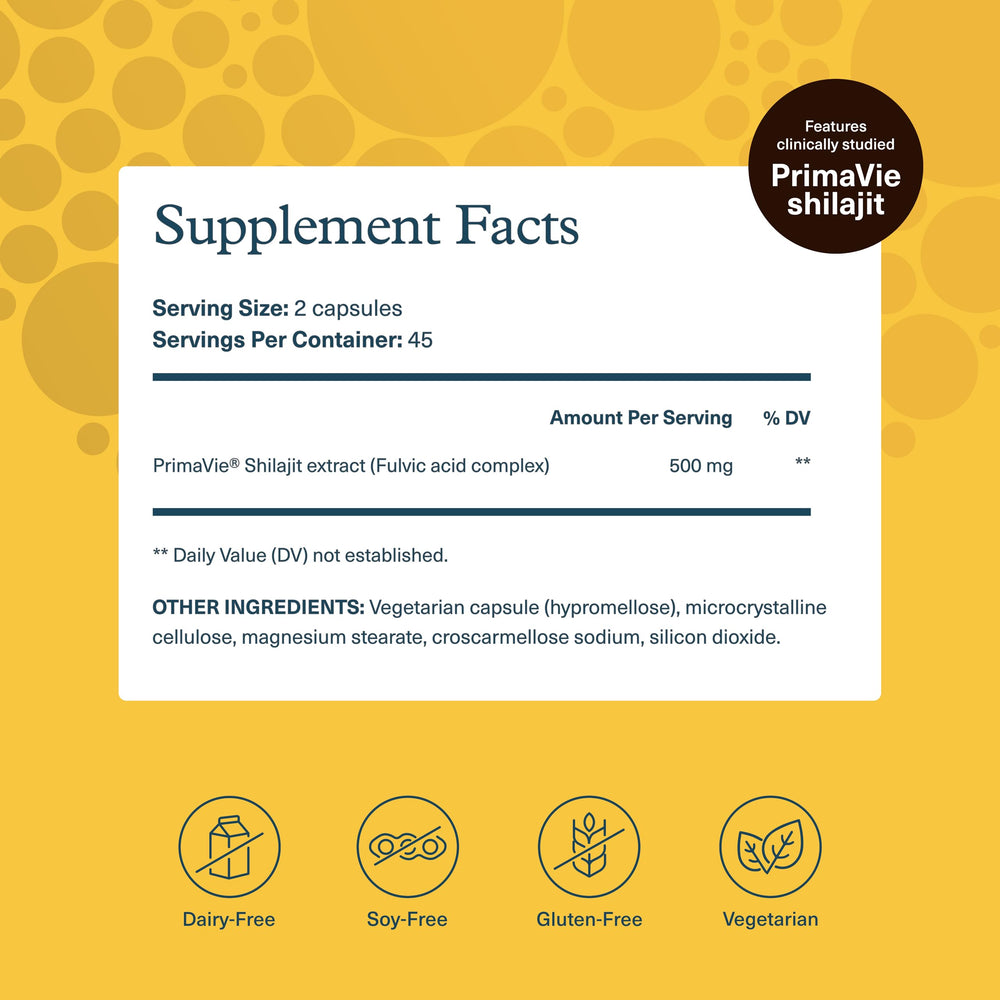 Youtheory Shilajit Advanced Capsule bottle with label