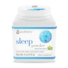 Youtheory Sleep Nighttime Powder jar on white background