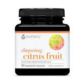 Youtheory Slimming Citrus Fruit bottle and label, vegan supplement