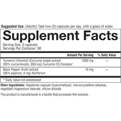 Graphic highlighting 95% curcuminoids in turmeric extract