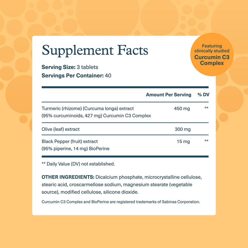 Close-up of Youtheory Turmeric bottle