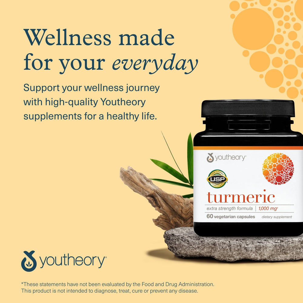 USP Verified logo on Youtheory Turmeric packaging