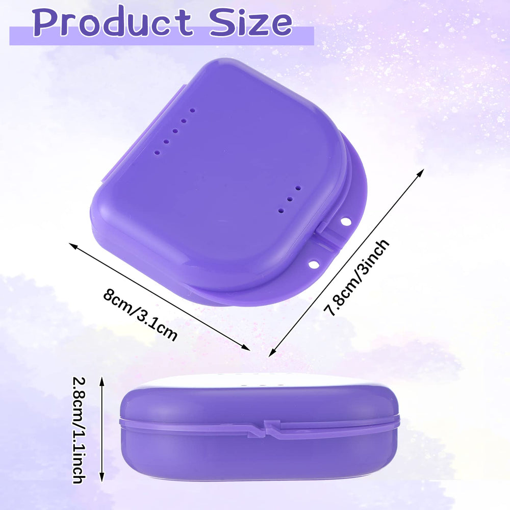 Youyole 32-piece retainer case in blue with vent holes