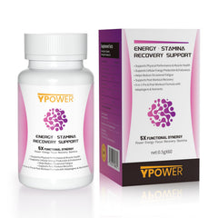 Bottle of YPOWER Creatine Workout Energy vegan capsules (60 count)
