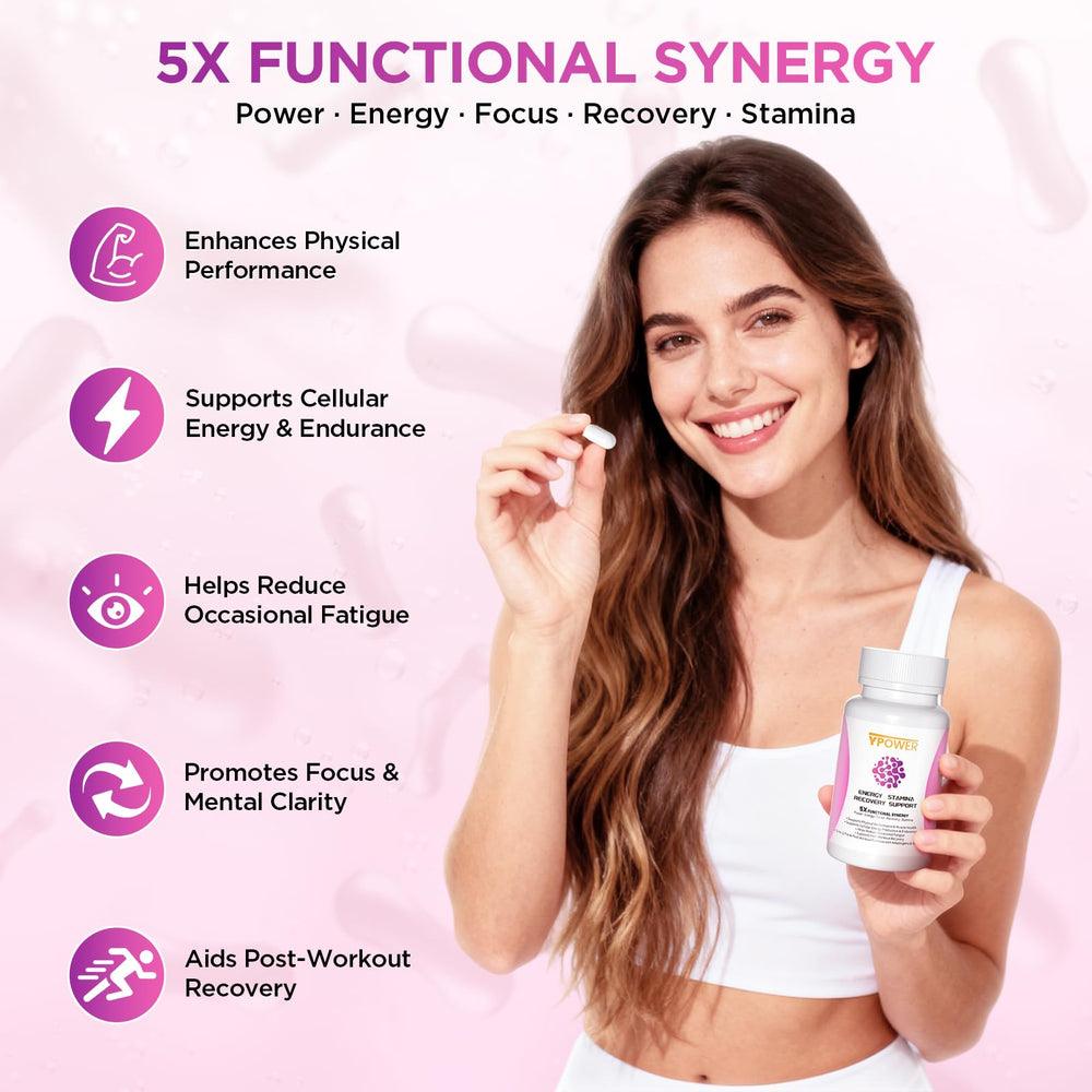 Vegan, non-GMO capsule label on YPOWER