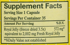 Freeze-dried Royal Jelly capsules for premium nutrition
