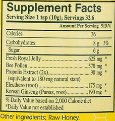 Serving size and daily dosage information