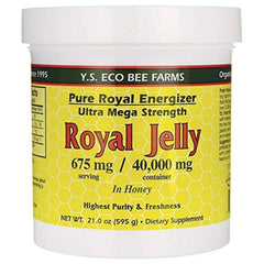 YS Royal Jelly/Honey Bee Ultra Strength Gel bottle with honey drizzle