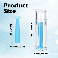 Ergonomic handle blue scleral lens remover