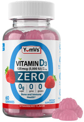 Yum-Vs Vitamin D3 Gummies hero image with bottle