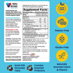 2-pack packaging of YUM-V'S kids probiotic chocolates