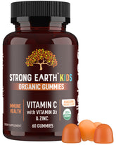 YUM-V'S Kids Strong Earth Organic Immune Health Gummies bottle