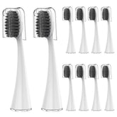 YUNCHI Burst replacement toothbrush heads with white heads and dust caps
