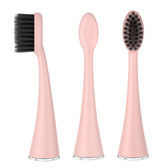 Close-up of soft charcoal bristles on YUNCHI Burst head