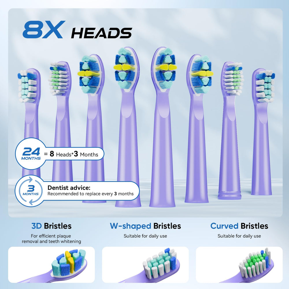Sonic toothbrush motor delivering 40,000 vibrations per minute