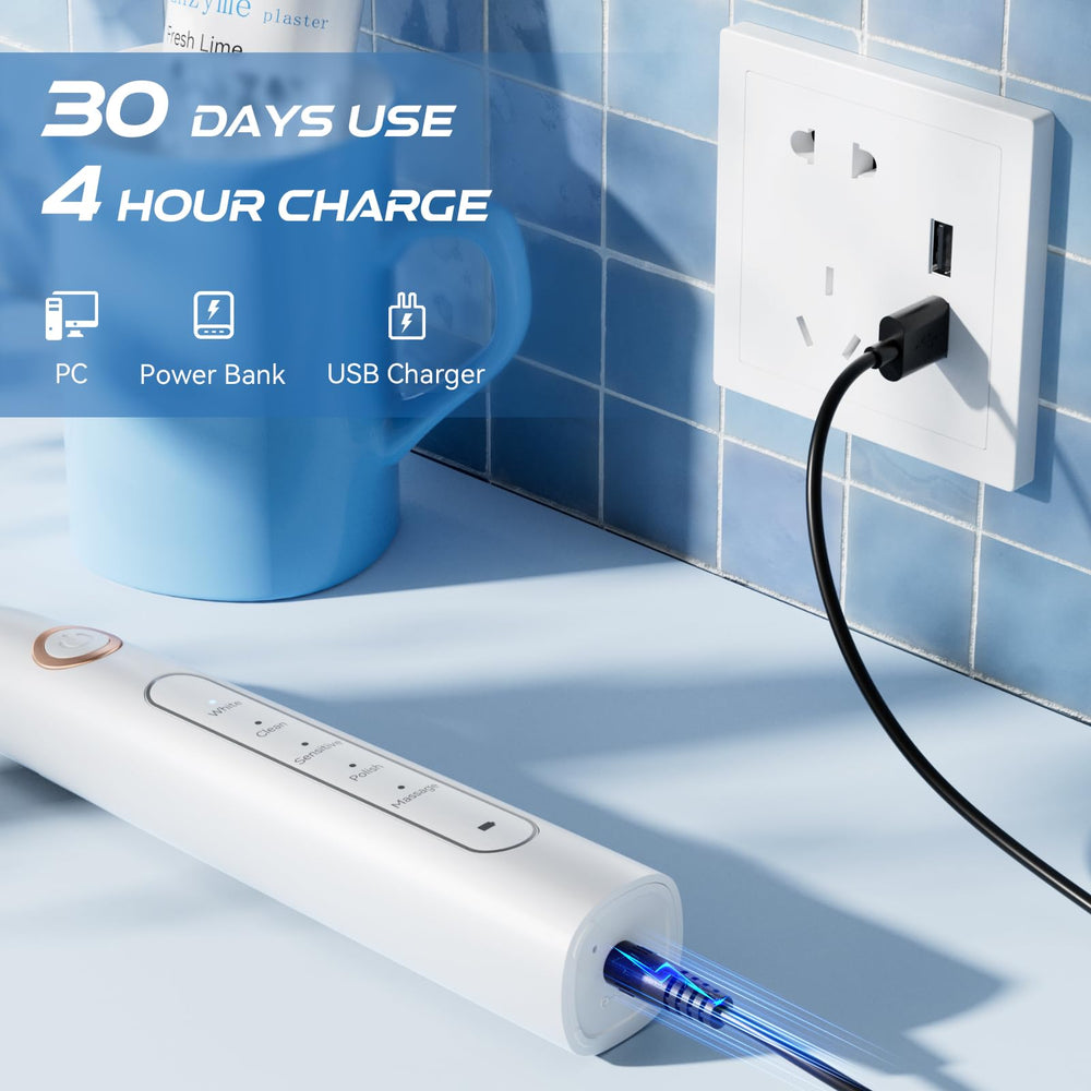 IPX7 waterproof body of YUNCHI toothbrush