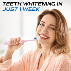 Ergonomic, non-slip handle of YUNCHI pink toothbrush