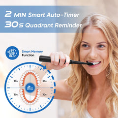 YUNCHI electric toothbrush black in use