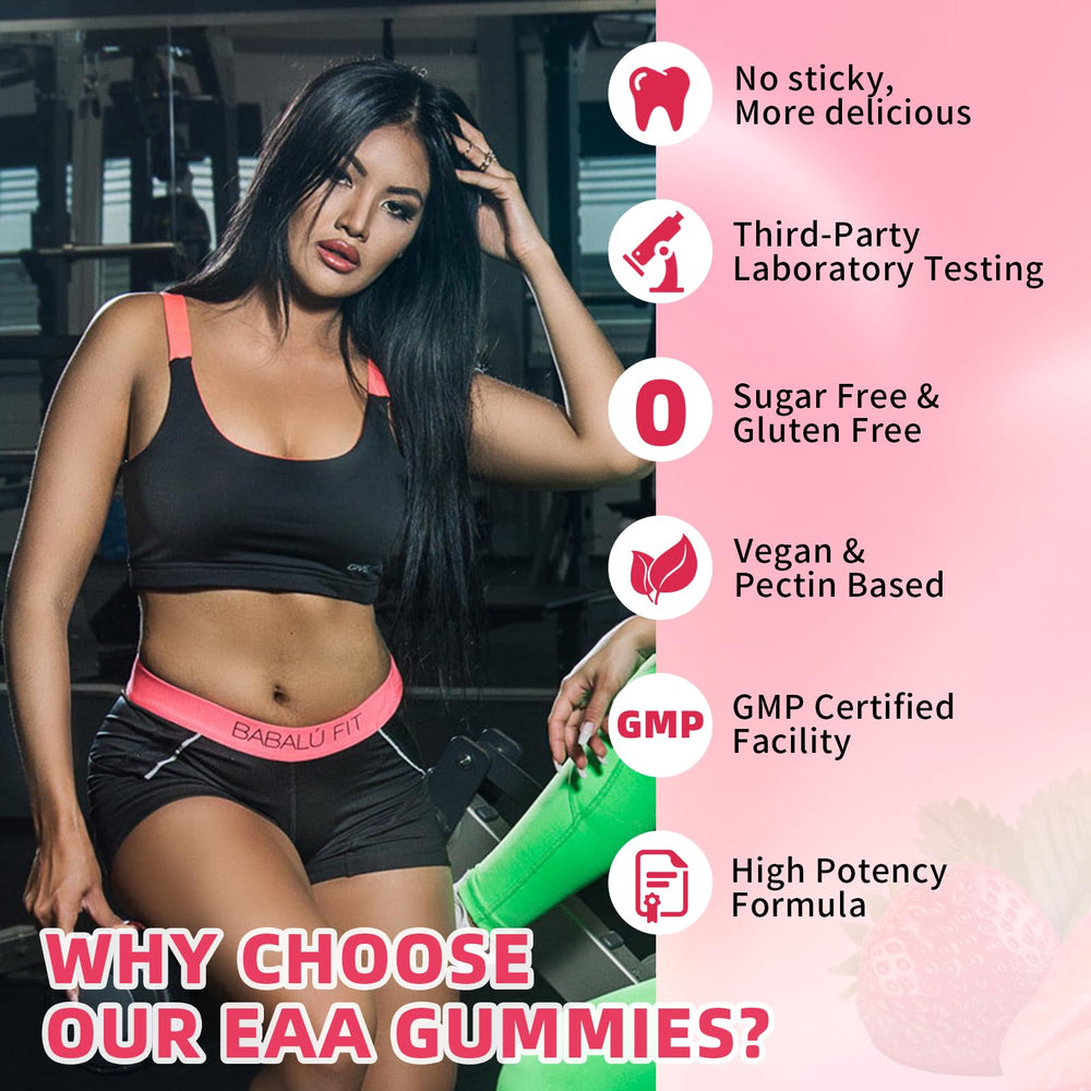 Vegan and gluten-free YUULAI EAA Gummies