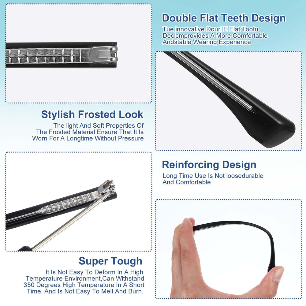 Easy at-home installation for beginners to replace glasses arms